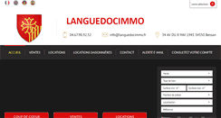 Desktop Screenshot of languedocimmo.fr
